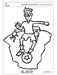 Futbol boyama sayfaları